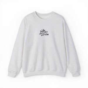Side Character Energy Embroidered Cozy Pullover