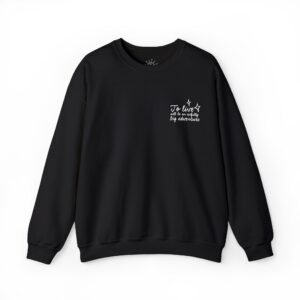 Minimalist Peter Pan Mental Health Crewneck Sweatshirt - Light Thread